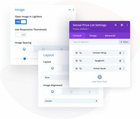 Price List - The Best Modules for Divi